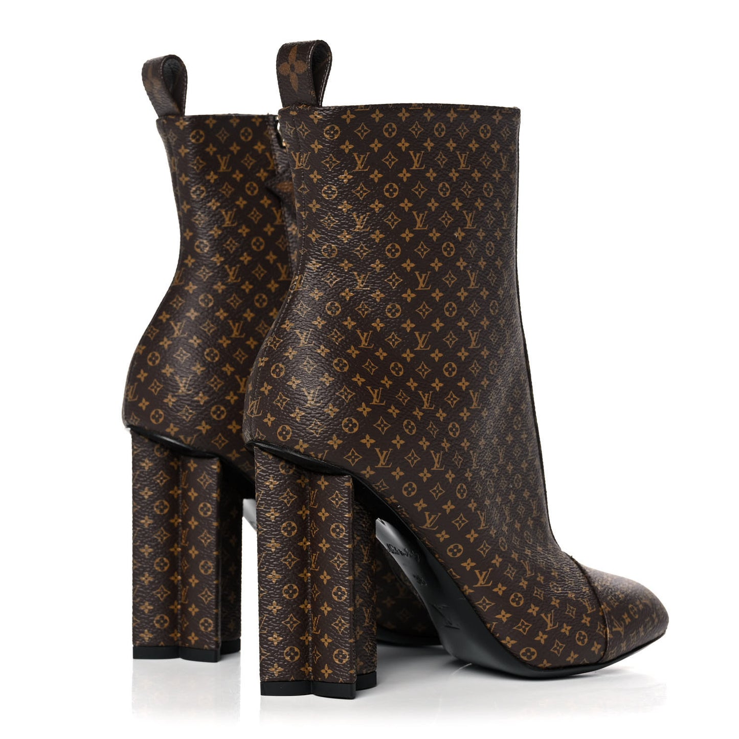 Nano Monogram Silhouette Ankle Boots 36