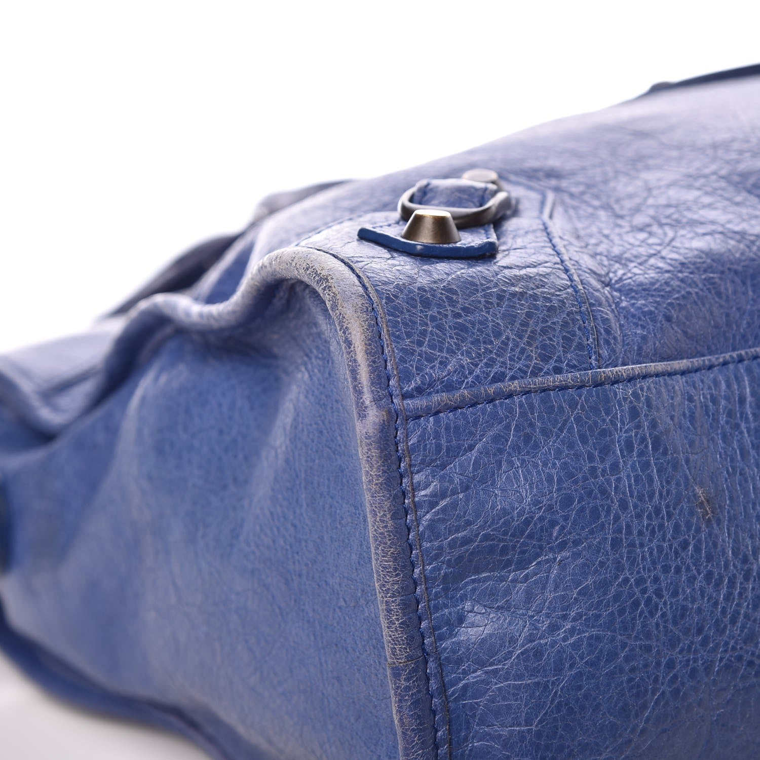 Balenciaga Agneau Classic Hardware City Bleut Bleu Glacier 9 of 17