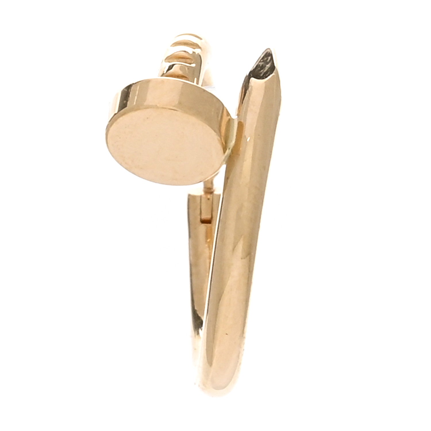 Cartier 18K Yellow Gold Juste Un Clou Single Hoop Earring 1 of 4