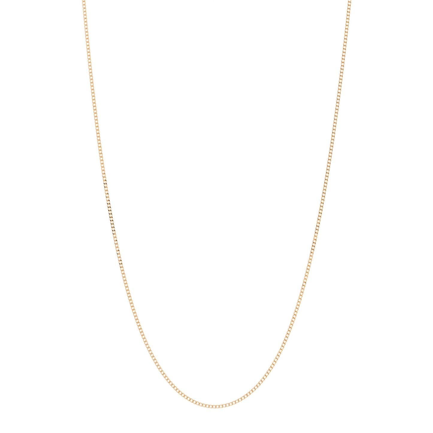 18K Yellow Gold Chain Necklace