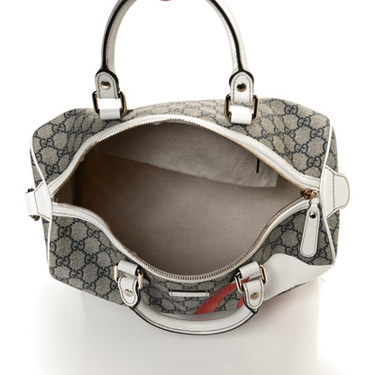 Gucci GG Plus Monogram Medium Boston Canada Flag Unicef Duffle White 5 of 12