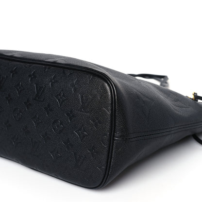 Louis Vuitton Empreinte Monogram Giant Neverfull MM Black 8 of 8