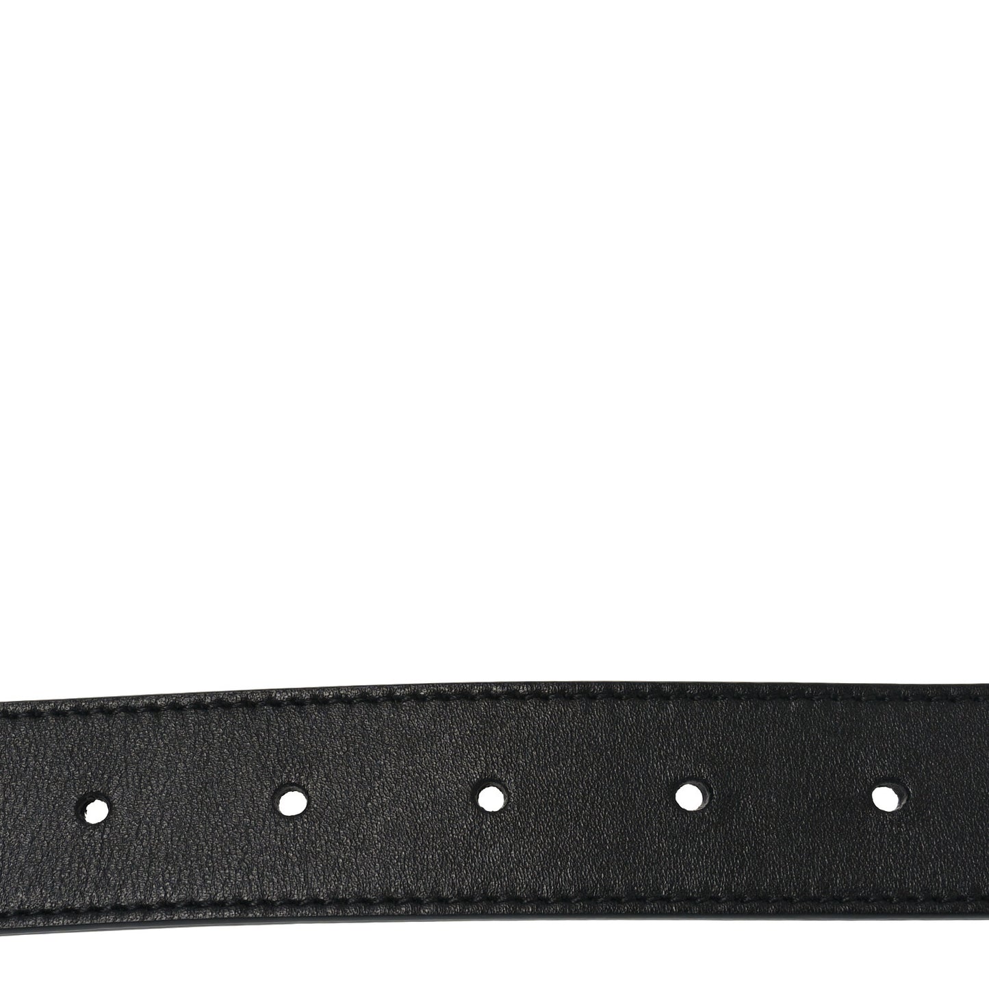 Calfskin Framed Double G Belt 95 38 Black