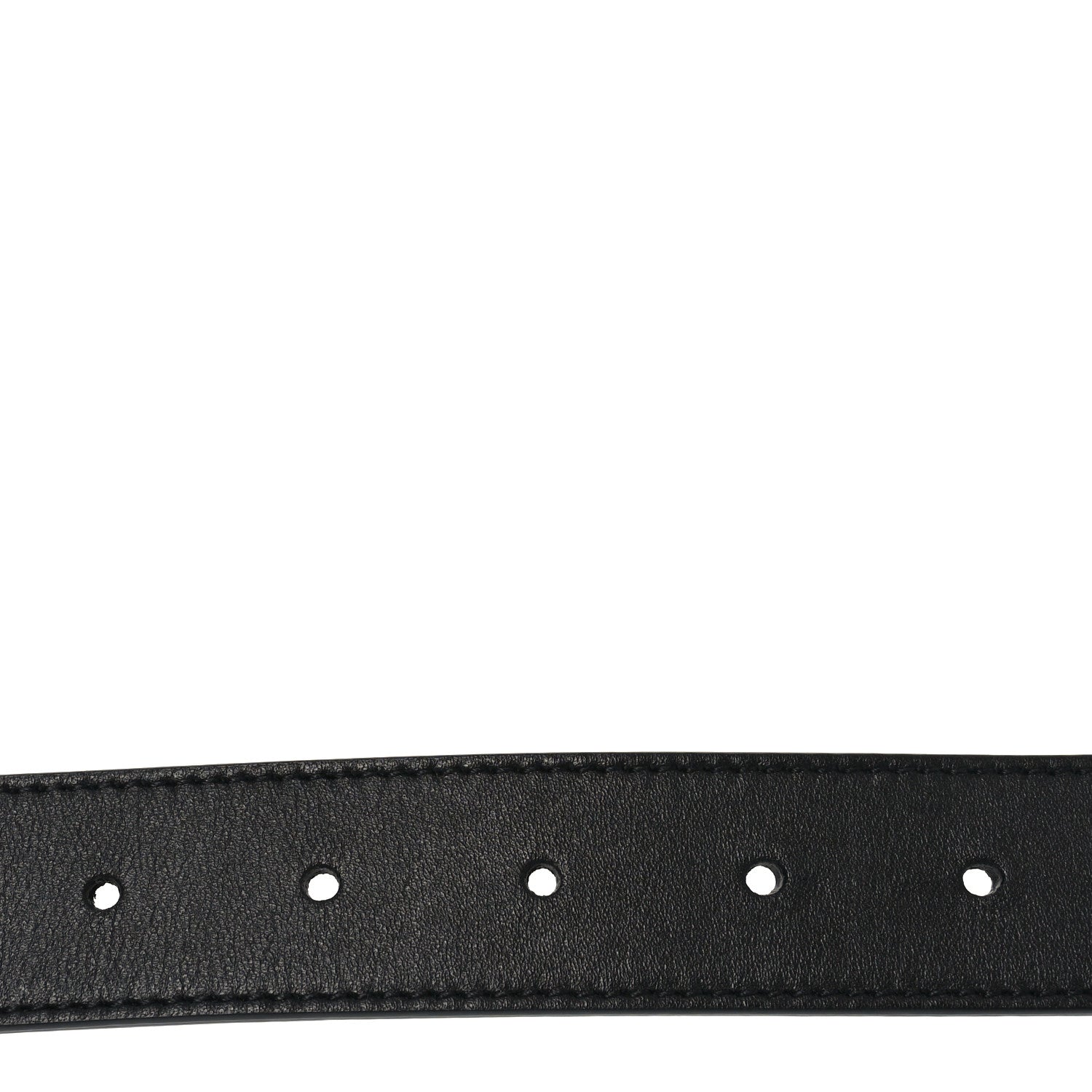 Gucci Calfskin Framed Double G Belt 95 38 Black 3 of 5