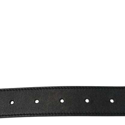 Gucci Calfskin Framed Double G Belt 95 38 Black 3 of 5
