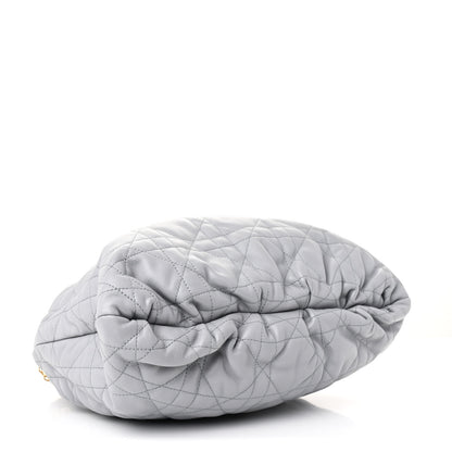 Christian Dior Lambskin Supple Macrocannage Ammi Bag Grey 4 of 10