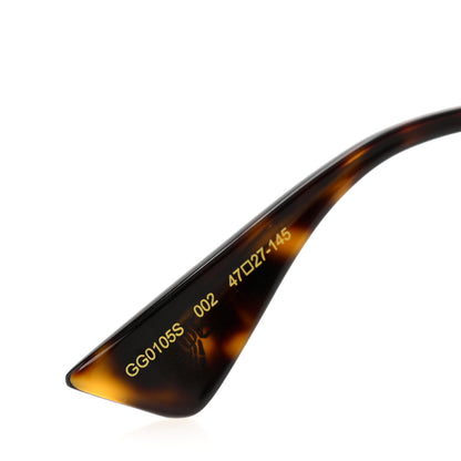 Gucci Round Frame Sylvie Web Sunglasses GG0105S Gold 5 of 6