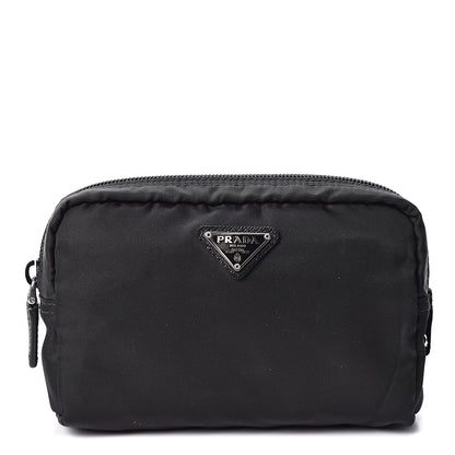 Prada Nylon Vela Cosmetic Pouch Black 1 of 7