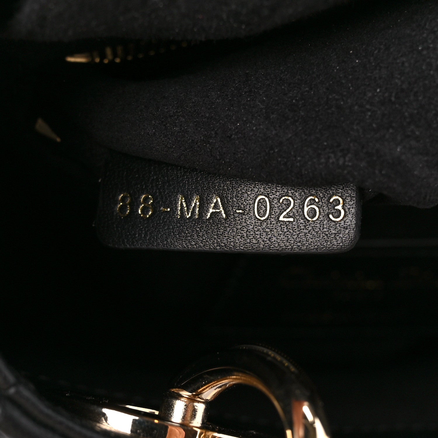 Christian Dior Lambskin Cannage Mini Lady Dior Black 7 of 11