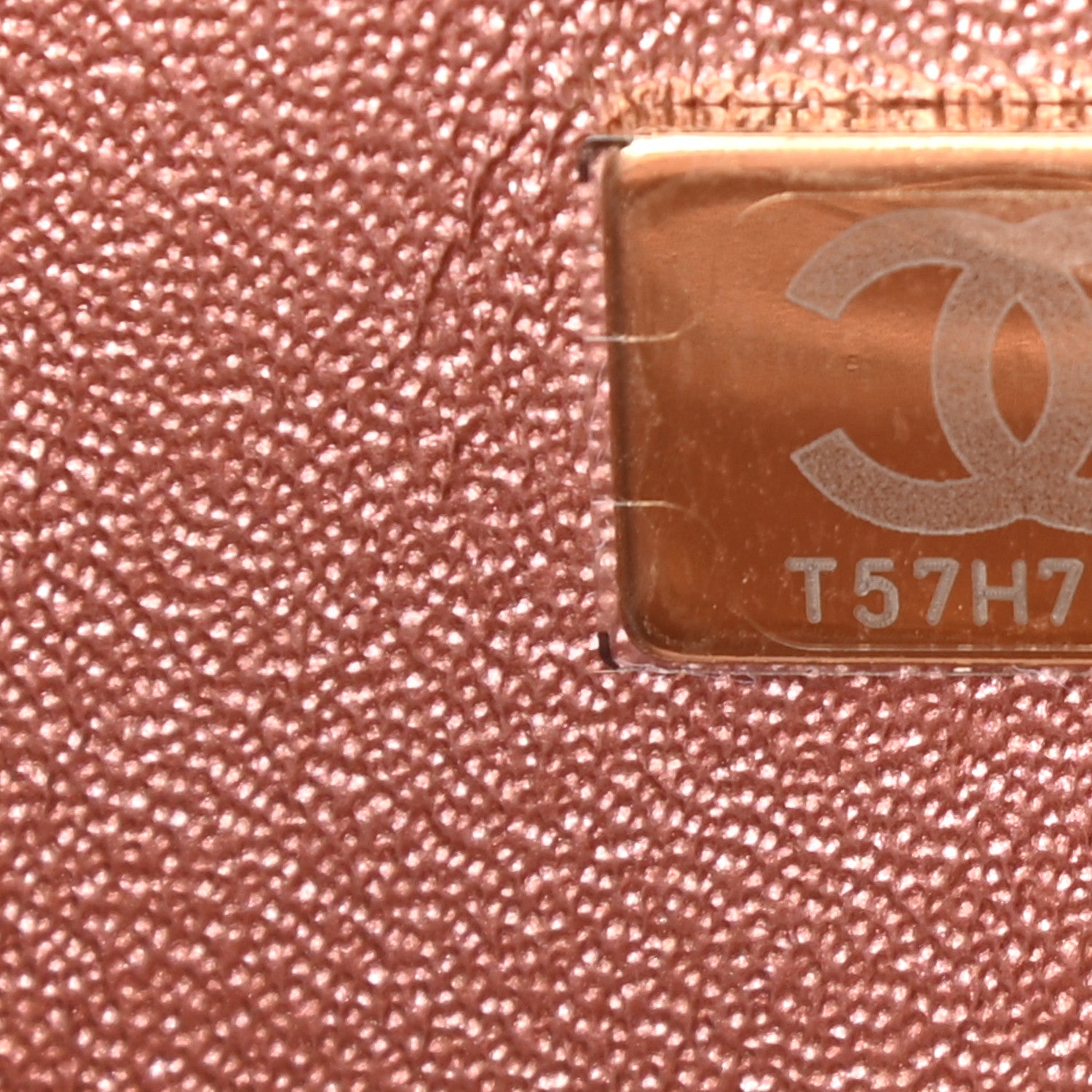 Chanel Metallic Grained Calfskin Quilted 2.55 Reissue Mini Flap Copper Pink 7 of 10