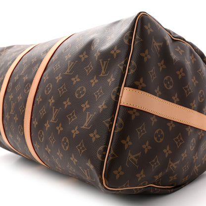 Louis Vuitton Monogram Keepall Bandouliere 55 8 of 10