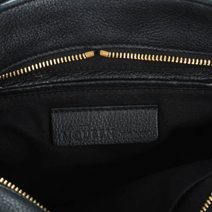 Alexander McQueen Pebbled Calfskin Mini Padlock Tote Black 6 of 7