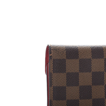Louis Vuitton Damier Ebene Josephine Wallet Red 14 of 14