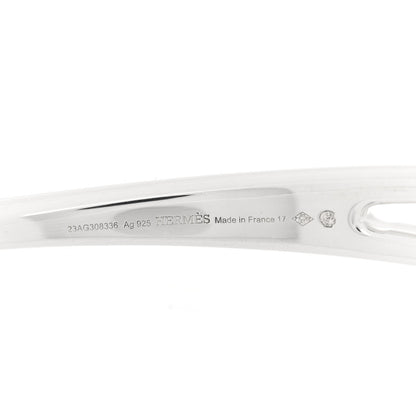 Hermes Sterling Silver Chaine d'Ancre Punk Cuff Bracelet 3 of 4