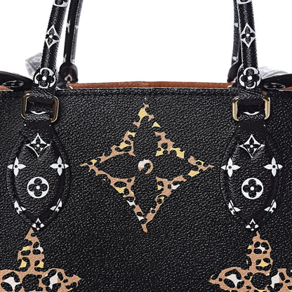 Louis Vuitton Monogram Giant Jungle Onthego GM Black 8 of 12