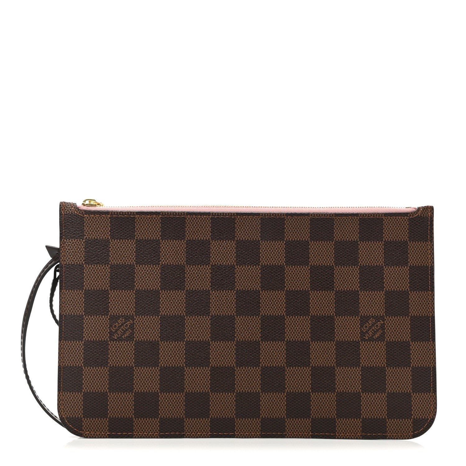 Louis Vuitton Damier Ebene Neverfull MM GM Pochette Rose Ballerine 1 of 6