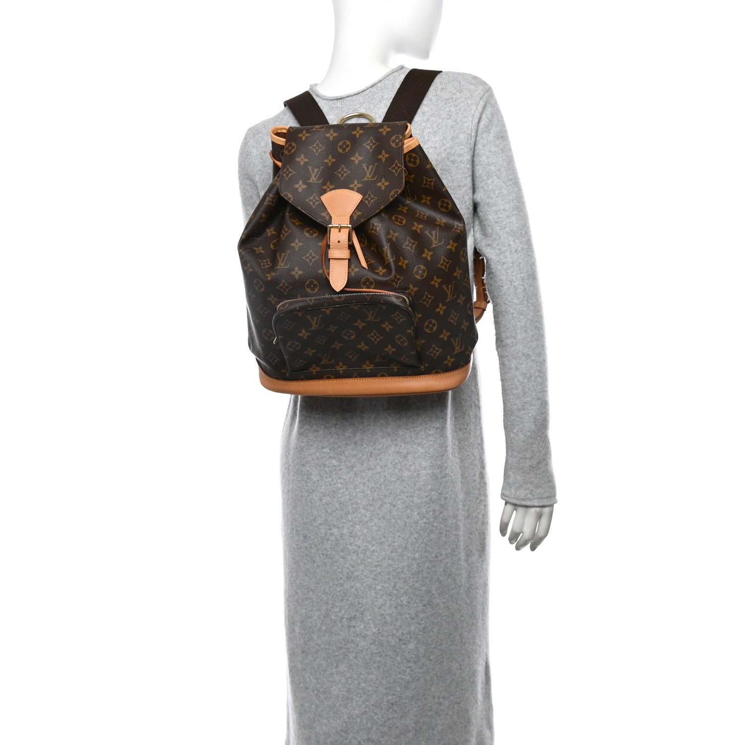 Louis Vuitton Monogram Montsouris GM Backpack 2 of 12