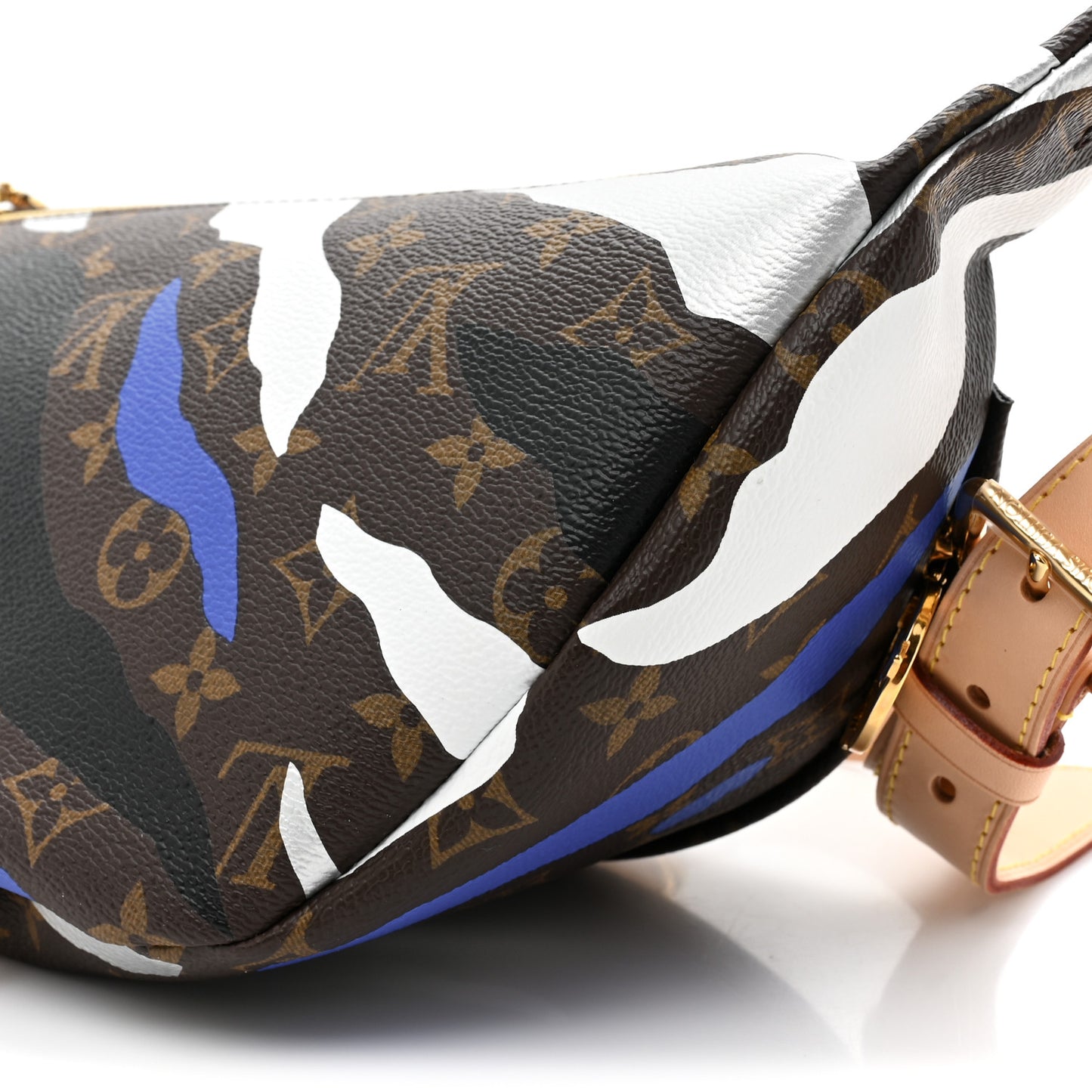 x LoL Monogram Bumbag Blue Silver