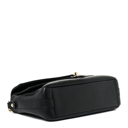 Chanel Sheepskin Chevron Quilted Mini Double Chevron Flap Black 4 of 17