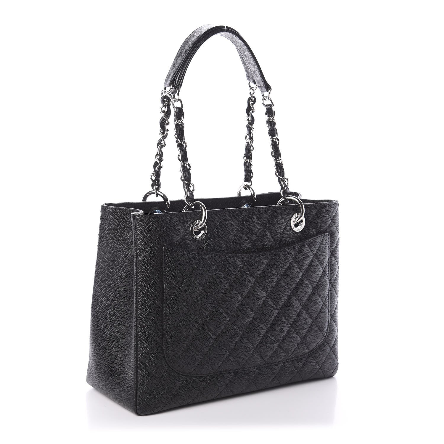 Chanel Caviar Quilted Grand Shopping Tote GST Black 2 of 10