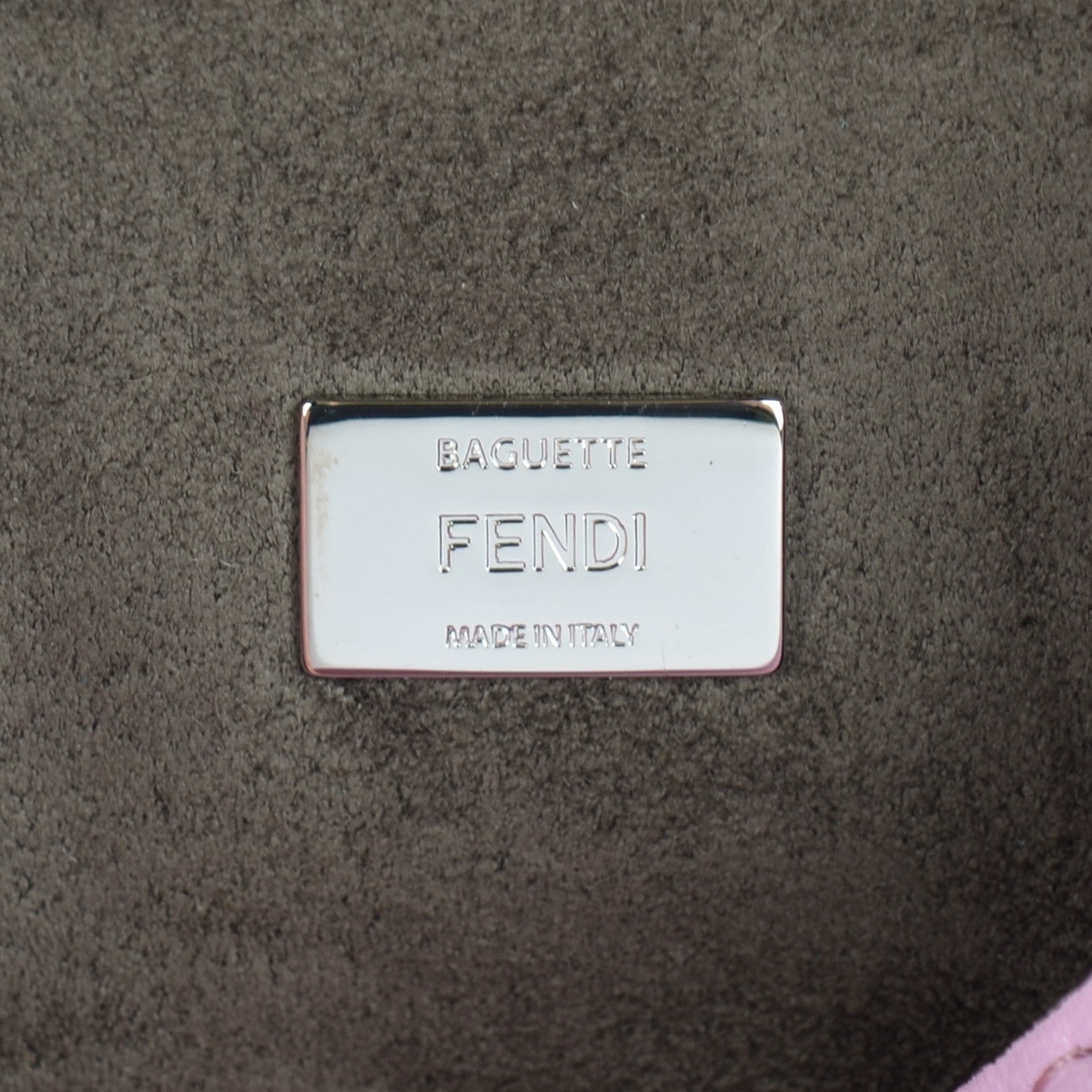 Fendi Nappa Rabbit Fox Fur Micro Buggie Baguette Lavanda 6 of 8