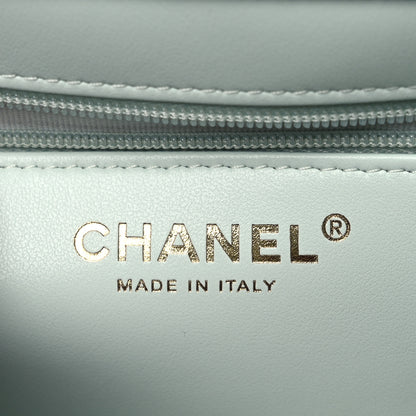 Chanel Shiny Caviar Preppy Coco Small Flap Light Blue 6 of 13