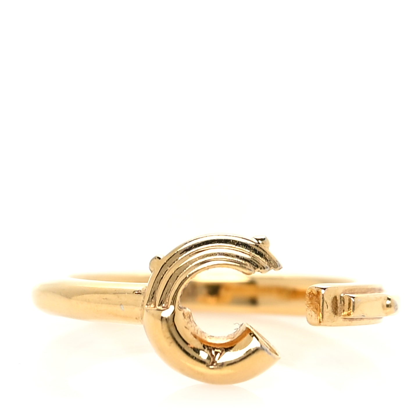 LV And Me Letter C Ring M Gold