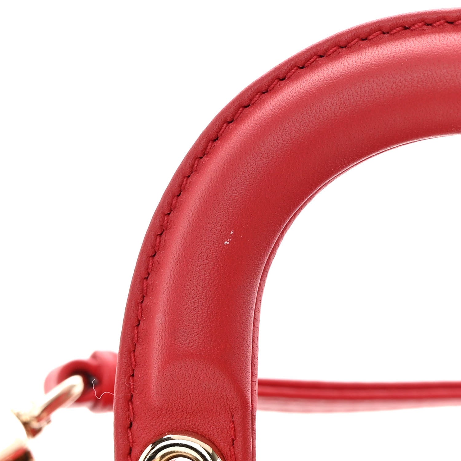 Christian Dior Lambskin Cannage Dioramour Micro Lady D-Joy Red 12 of 12