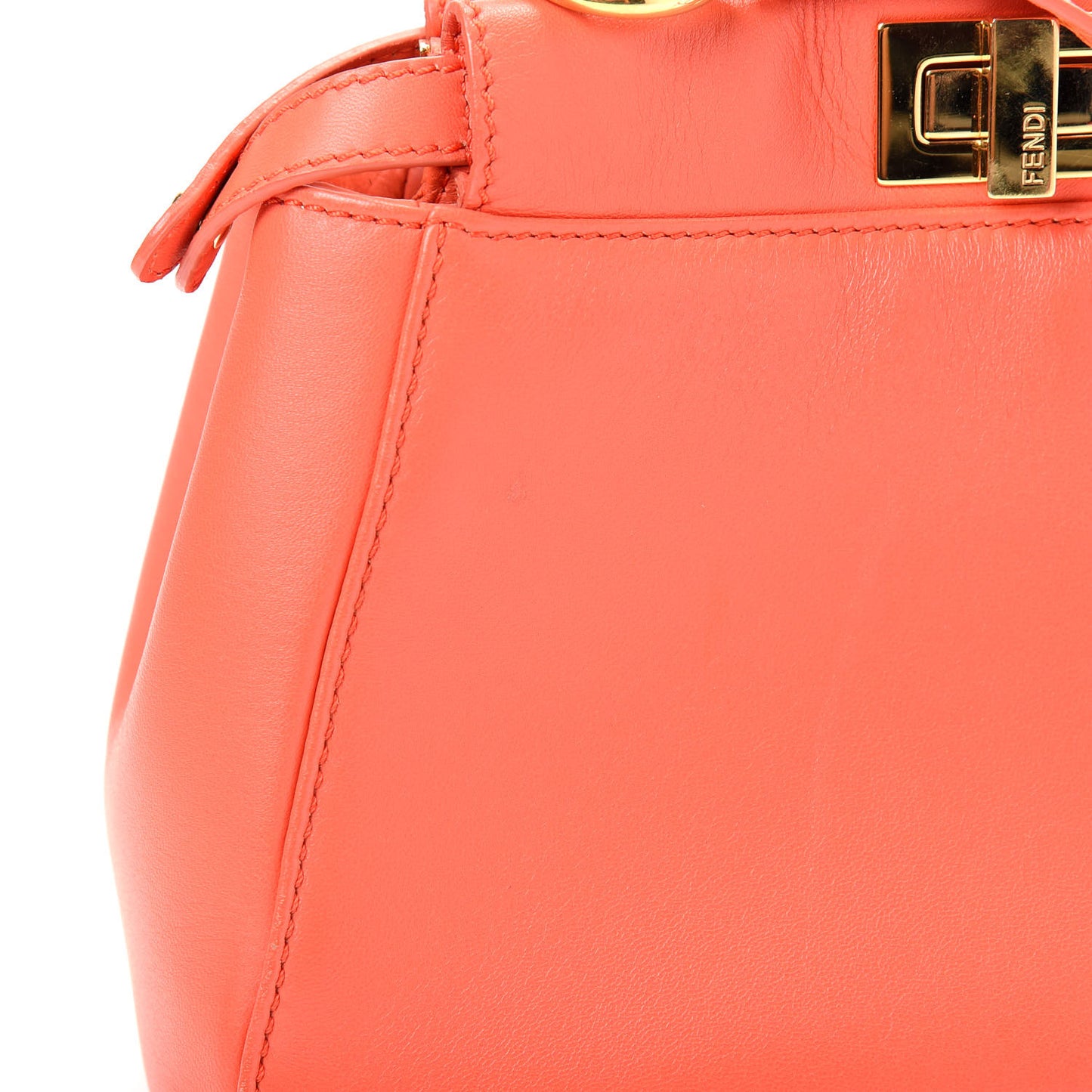 Nappa Mini Peekaboo Iconic Satchel Azalea