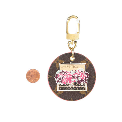 Louis Vuitton Monogram Illustre Posies Bag Charm 2 of 5