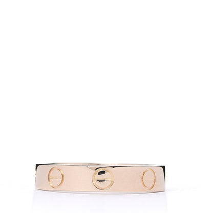 Cartier 18K Pink Gold 3.5mm LOVE Wedding Band Ring 48 4.5 3 of 4