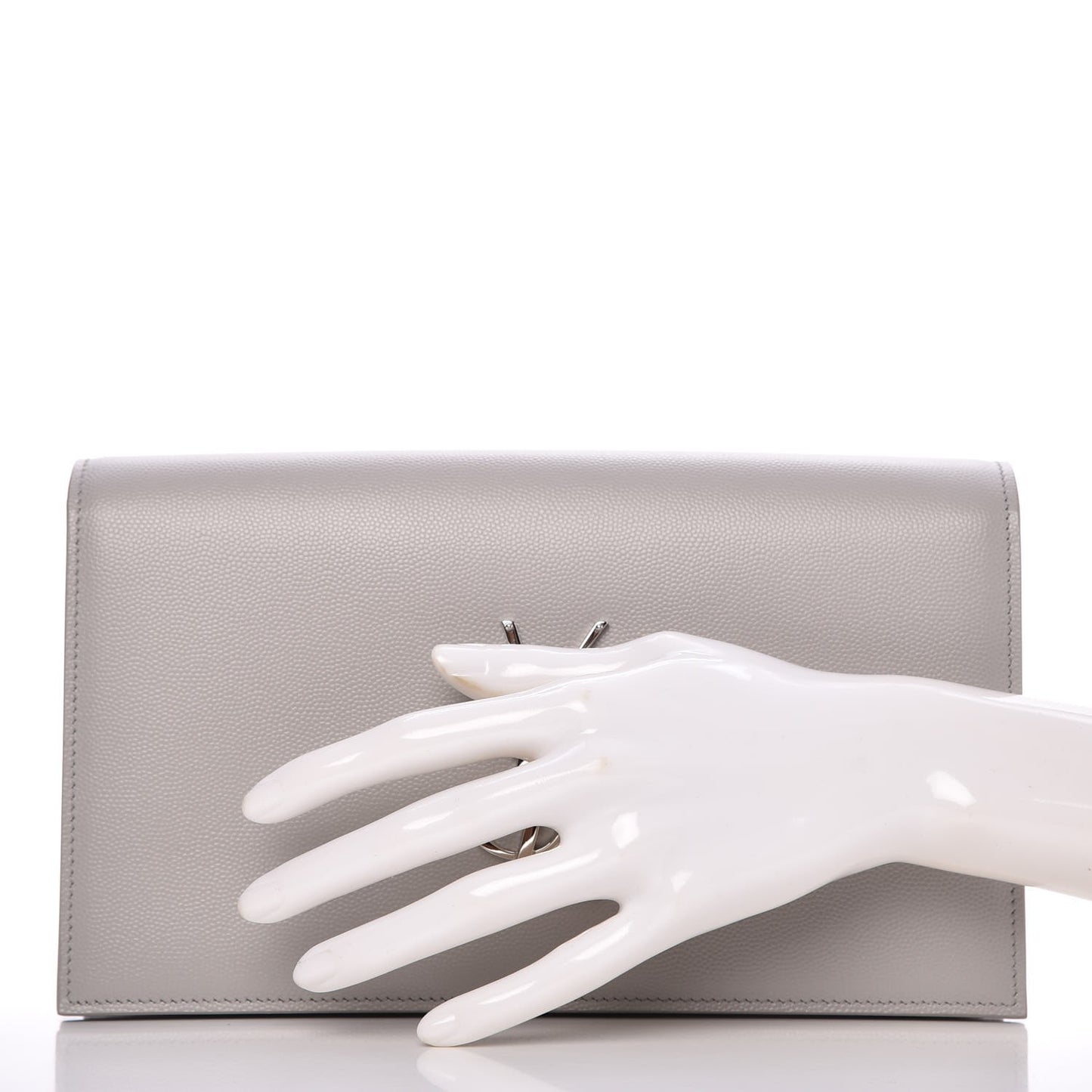 Grain De Poudre Classic Monogram Kate Clutch Souris