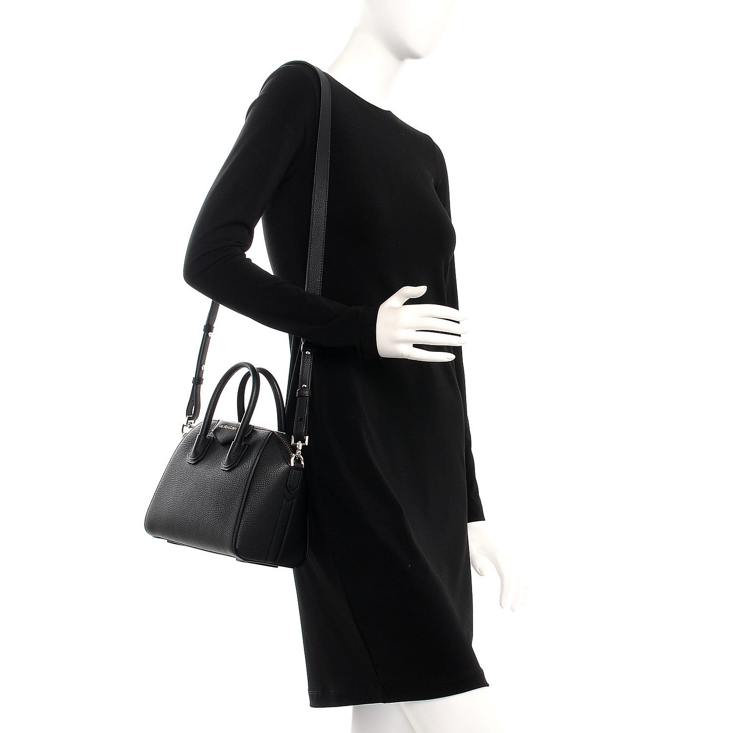 Givenchy Sugar Goatskin Mini Antigona Black 2 of 7