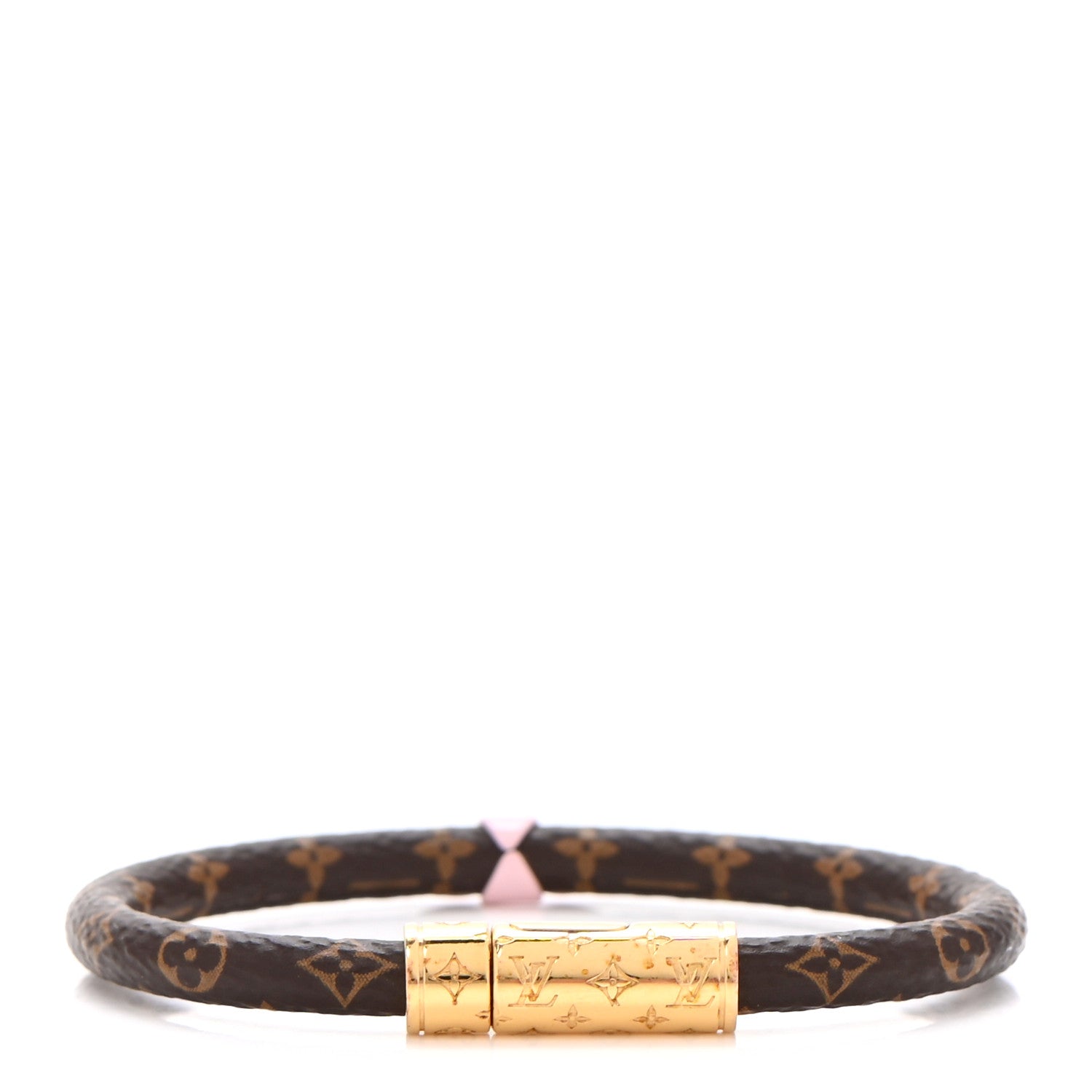 Louis Vuitton Monogram Daily Confidential Bracelet 17 Rose Ballerine 1 of 5