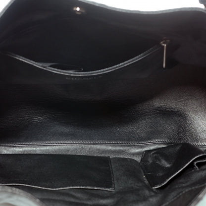 Chanel Leather Modern Chain Large Tote Black 7 of 9