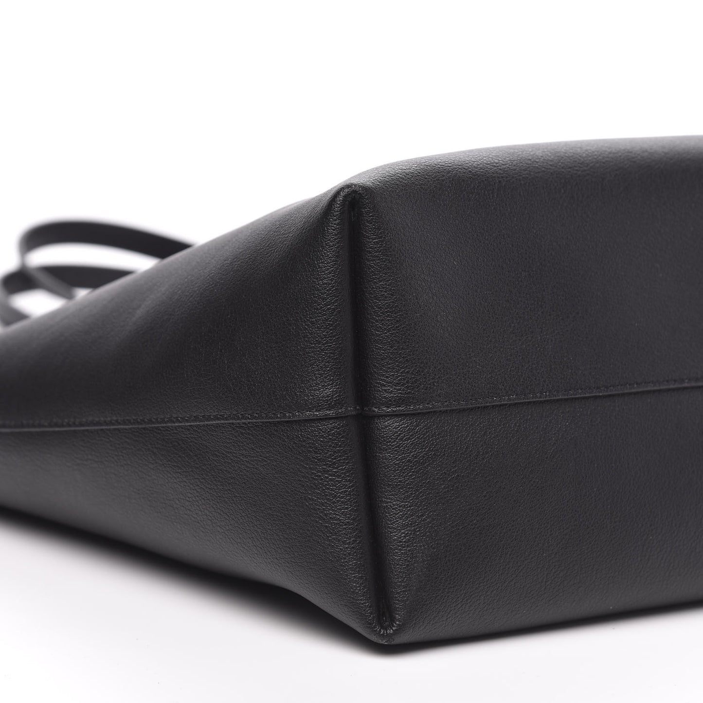 Calfskin Large Shopping Tote Black