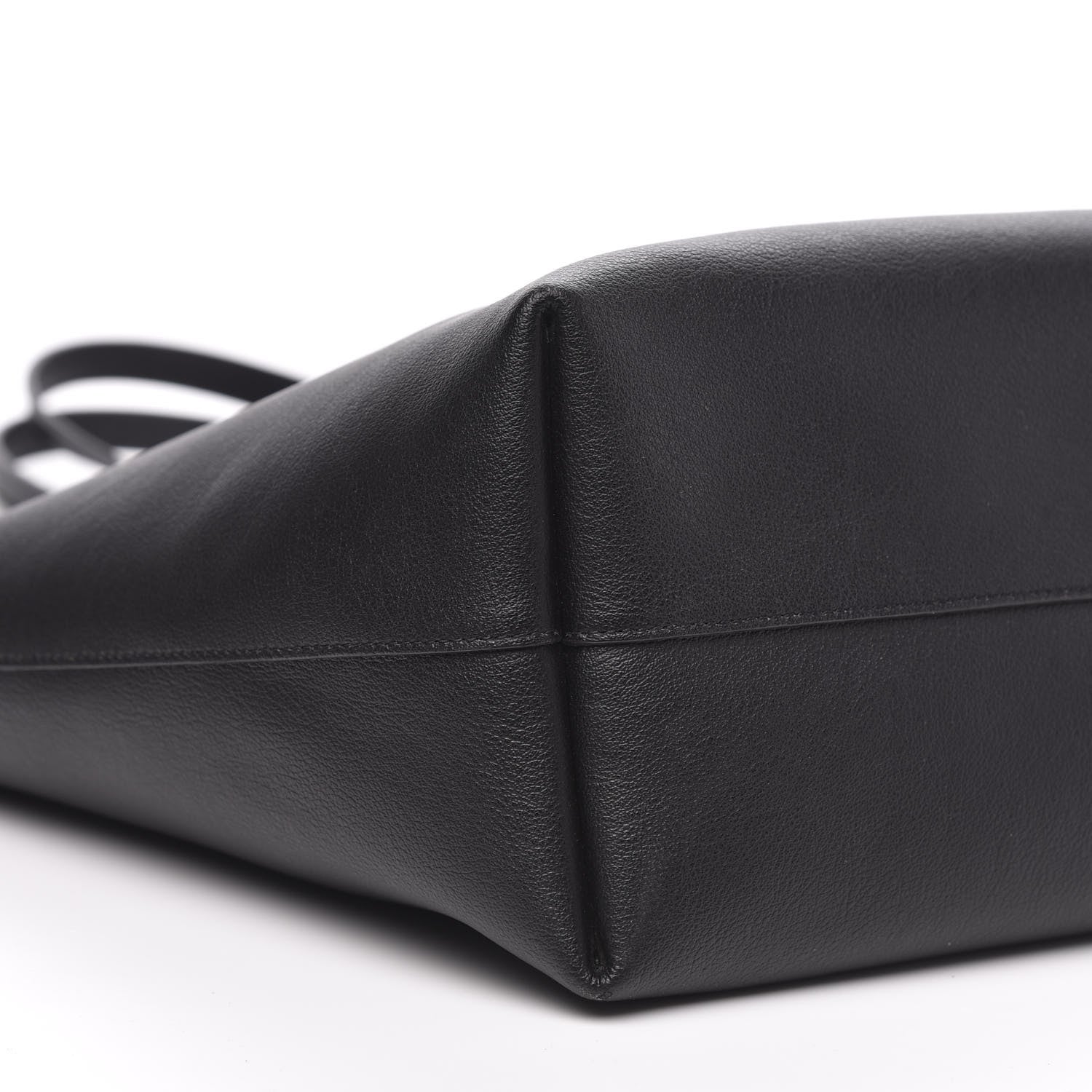 Saint Laurent Calfskin Large Shopping Tote Black 8 of 10