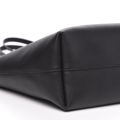 Saint Laurent Calfskin Large Shopping Tote Black 8 of 10