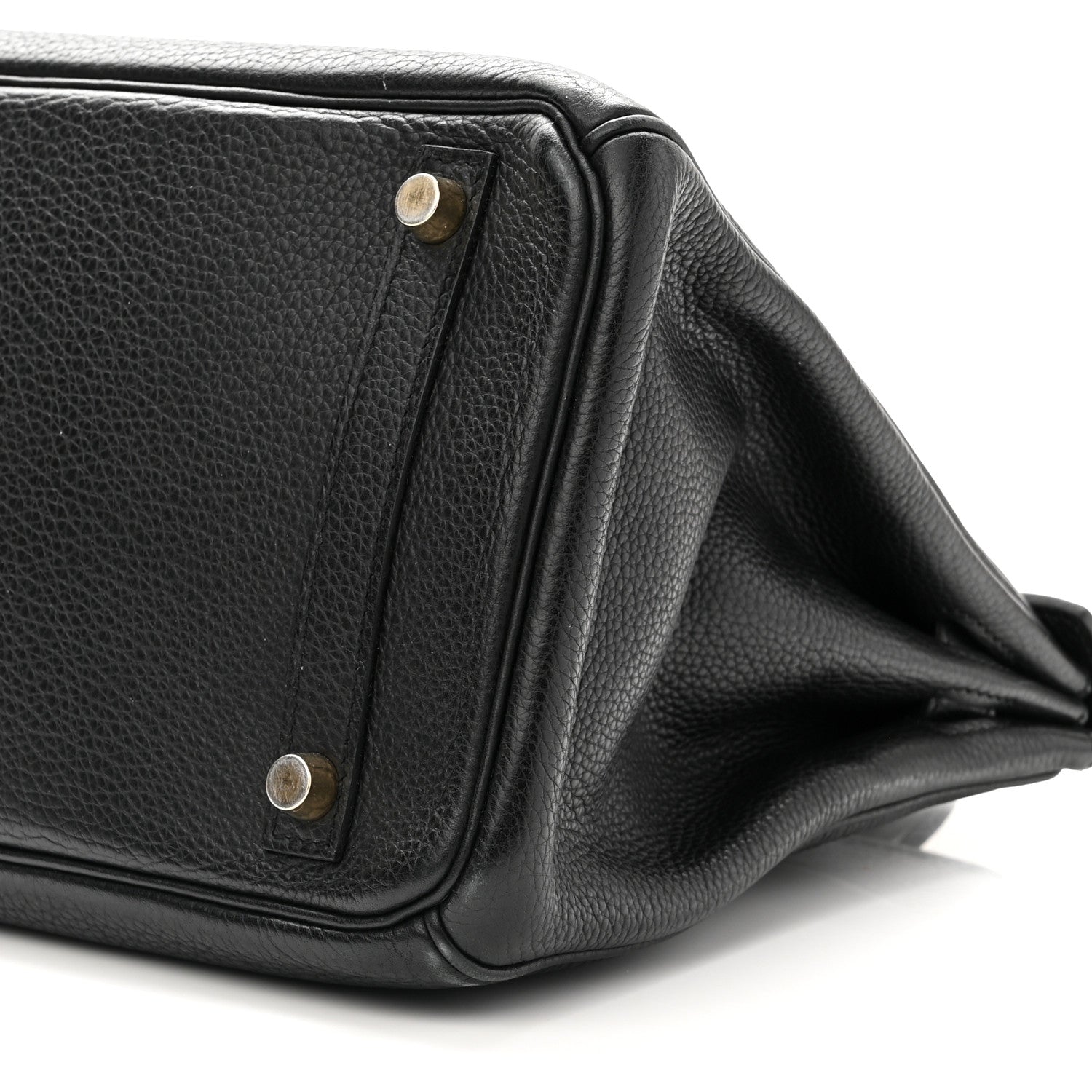 Hermes Taurillon Clemence Birkin 30 Black 10 of 16