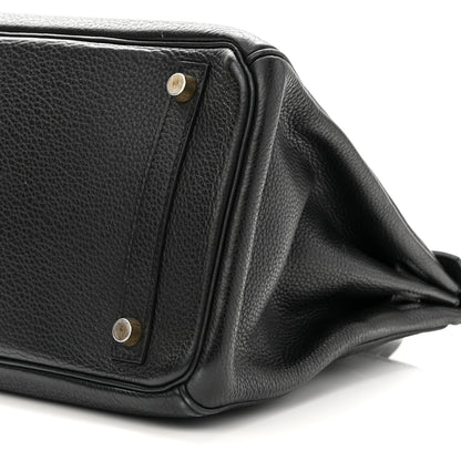 Hermes Taurillon Clemence Birkin 30 Black 10 of 16