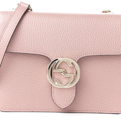 Gucci Dollar Calfskin Small Interlocking G Shoulder Bag Soft Pink 11 of 11