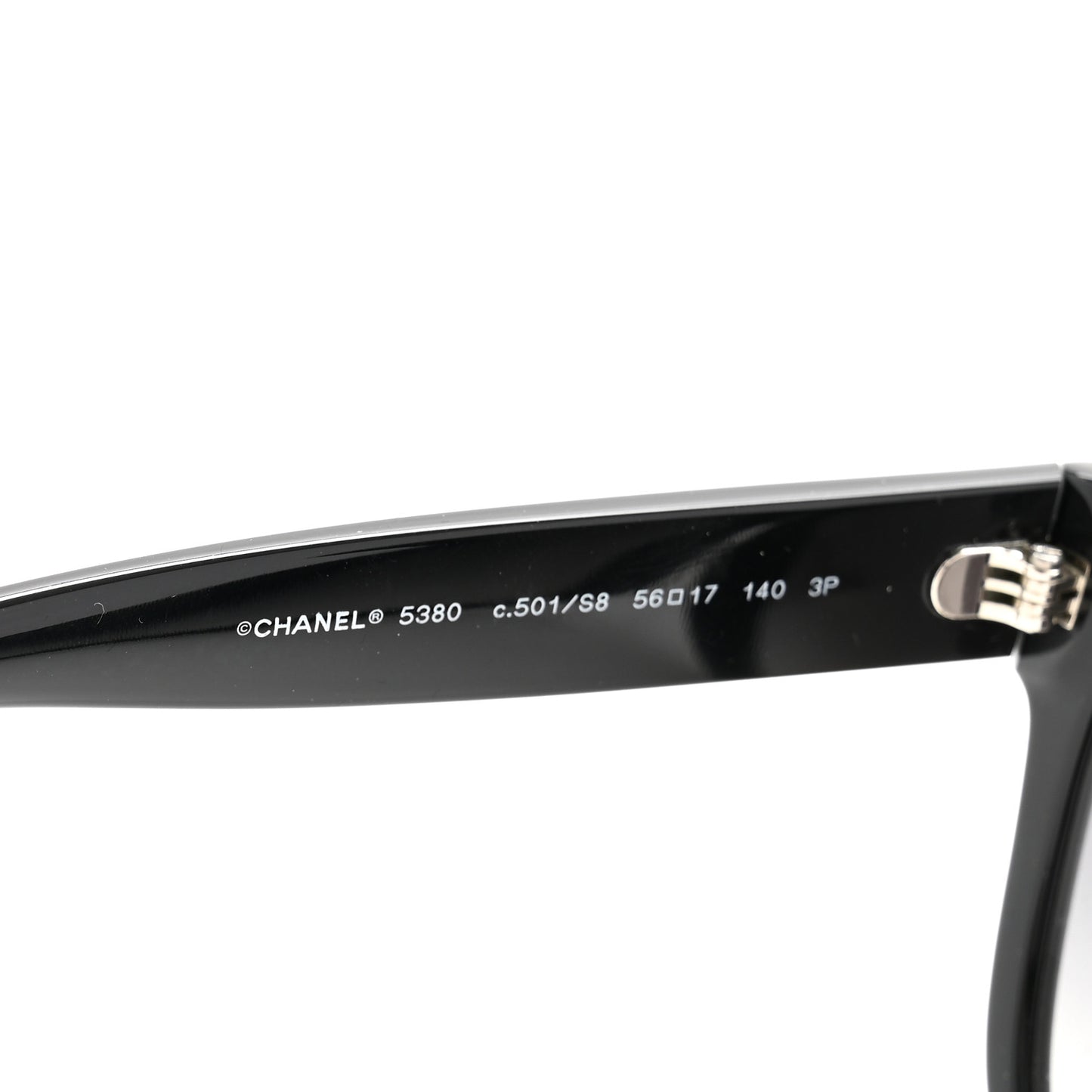 Acetate Polarized Square CC Sunglasses 5380 Black