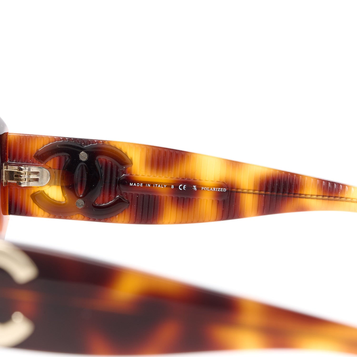 Chanel Acetate Polarized Butterfly Large CC Sunglasses 5492-A Tortoise 6 of 8