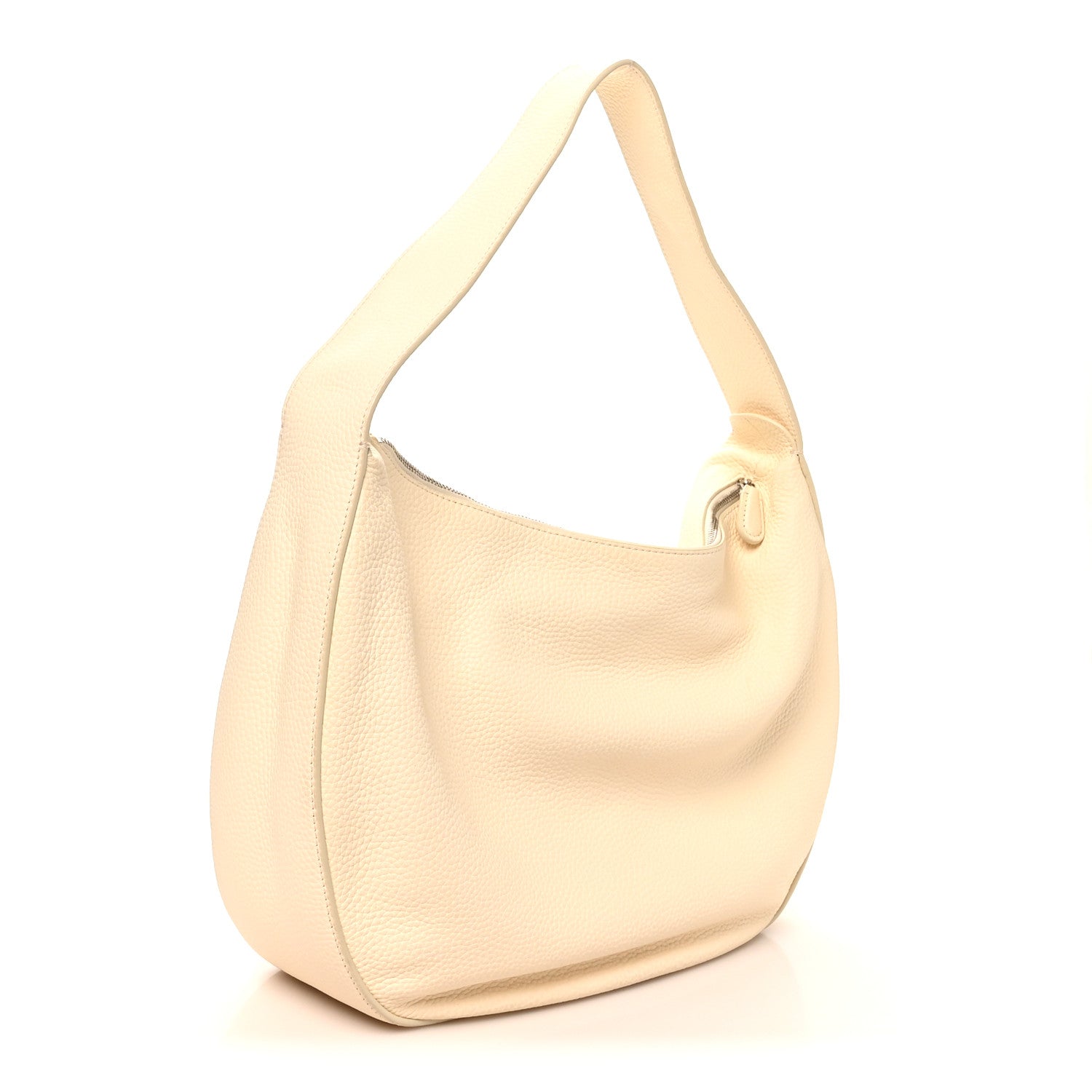 The Row Matte Grained Calfskin Allie Bag Milk 3 of 9