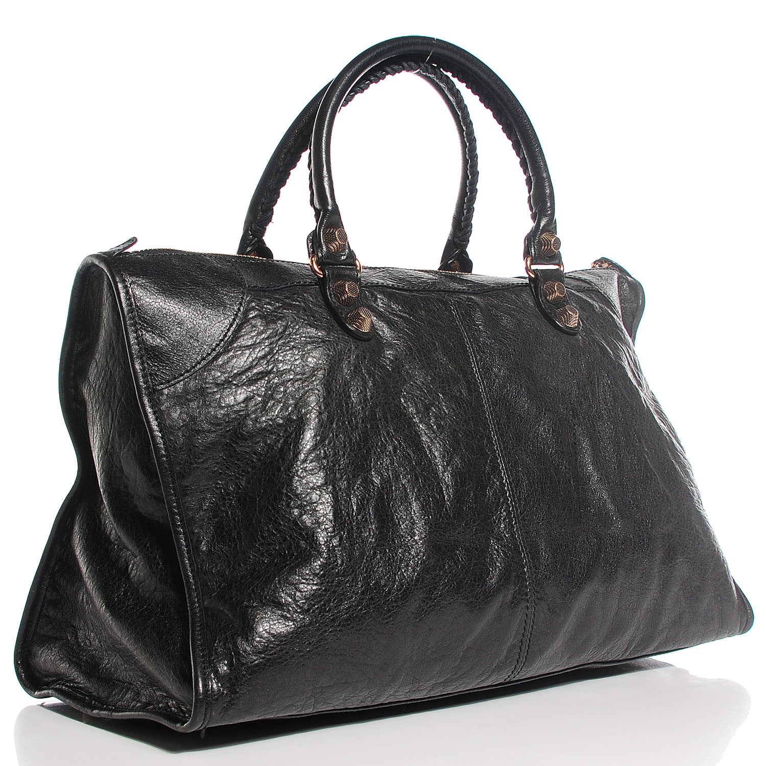 Balenciaga Agneau Giant 12 Rose Gold Hardware Work Black 3 of 11