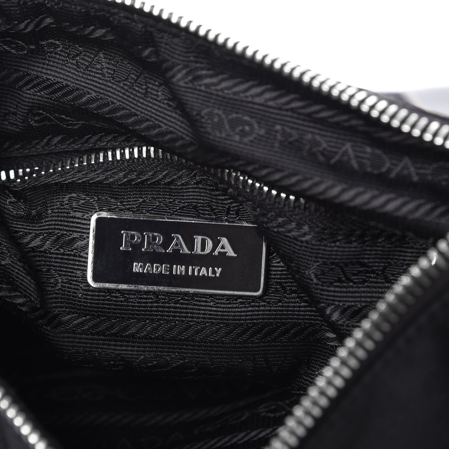 Prada Tessuto Nylon Vitello Flat Messenger Bag Black 6 of 7