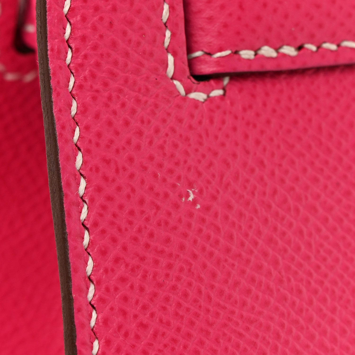 Hermes Epsom Kelly Sellier 32 Rose Tyrien 11 of 11