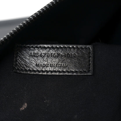 Saint Laurent Textured Patent Large Souple Sac De Jour Black 7 of 11