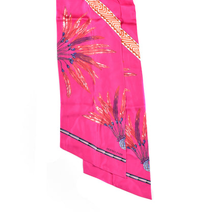Hermes Silk Brazil Maxi Twilly Fuchsia 2 of 3