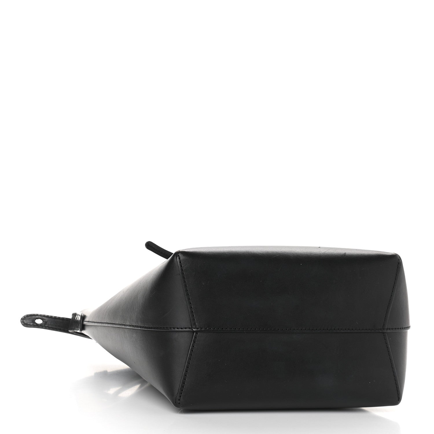 Mansur Gavriel Vegetable Tanned Calfskin Bucket Bag Black Flamma 4 of 10